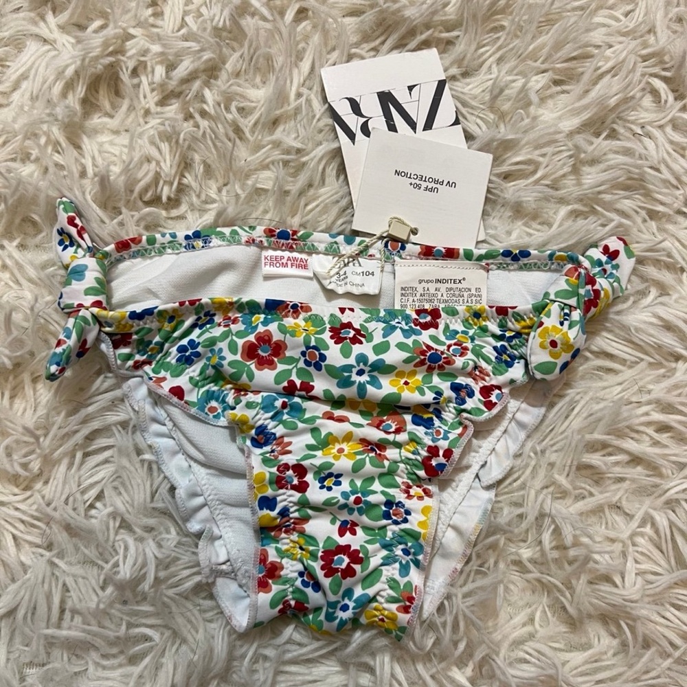 Zara Floral Bikini Bottom